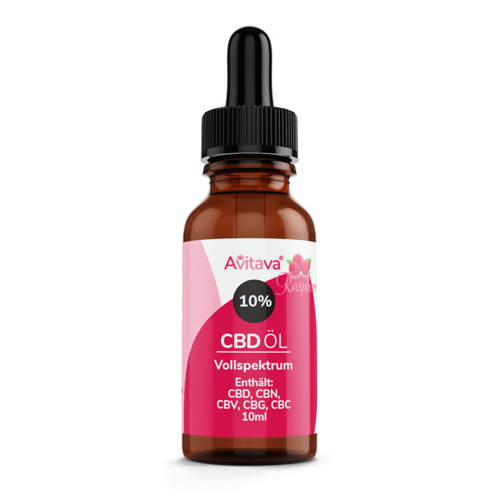 Avitava Himbeere 10% CBD Öl Avitava Himbeere 10% CBD Öl
