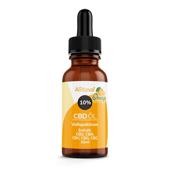 Avitava Orange 10% CBD Öl Avitava Orange 10% CBD Öl
