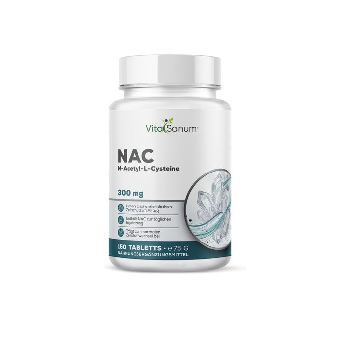 VitaSanum® - N-Acetyl-L-Cystein 300 mg 150 Tabletten VitaSanum® - N-Acetyl-L-Cystein 300 mg 150 Tabletten