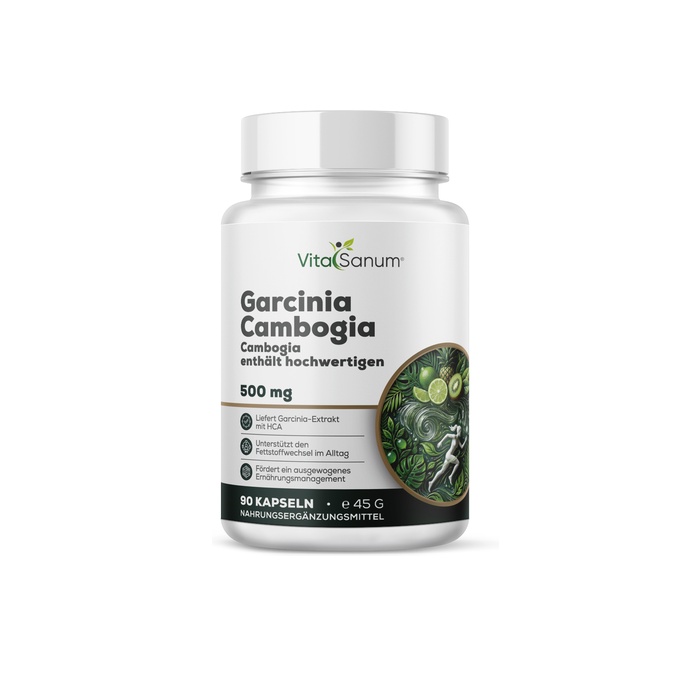 VitaSanum® - Garcinia Cambogia (Malabar-Tamarinde) 500 mg 90 Kapseln VitaSanum® - Garcinia Cambogia (Malabar-Tamarinde) 500 mg 90 Kapseln