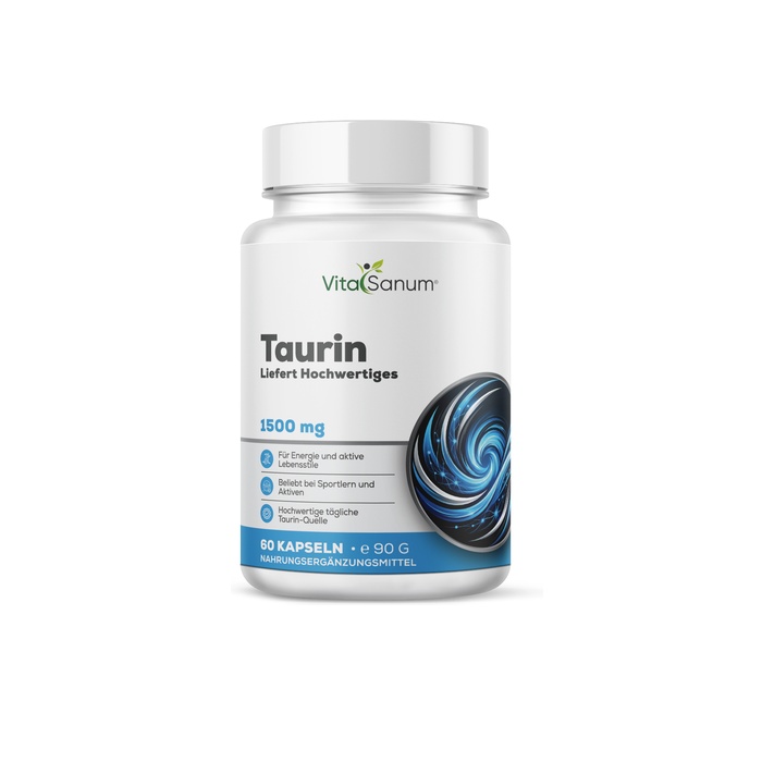 VitaSanum® - Taurin 1500 mg 60 Kapseln VitaSanum® - Taurin 1500 mg 60 Kapseln