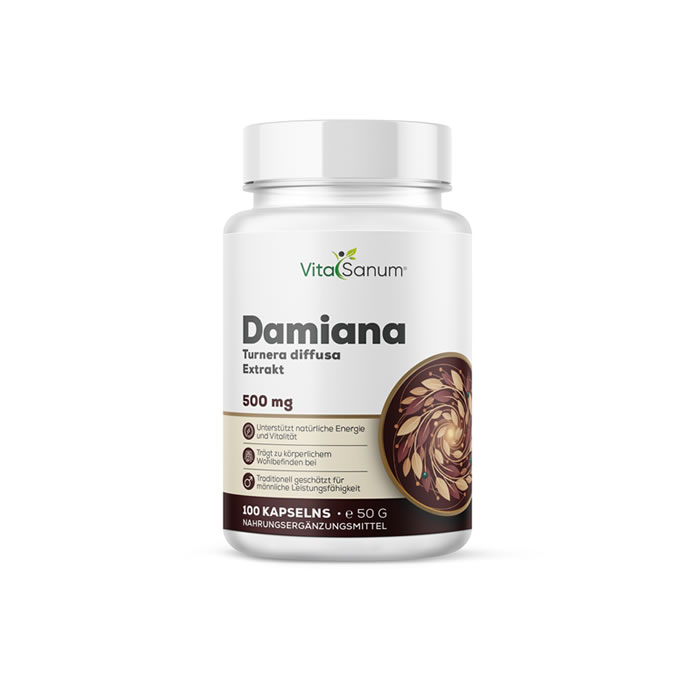 VitaSanum® Damiana 500 mg – Turnera diffusa Extrakt VitaSanum® Damiana 500 mg – Turnera diffusa Extrakt