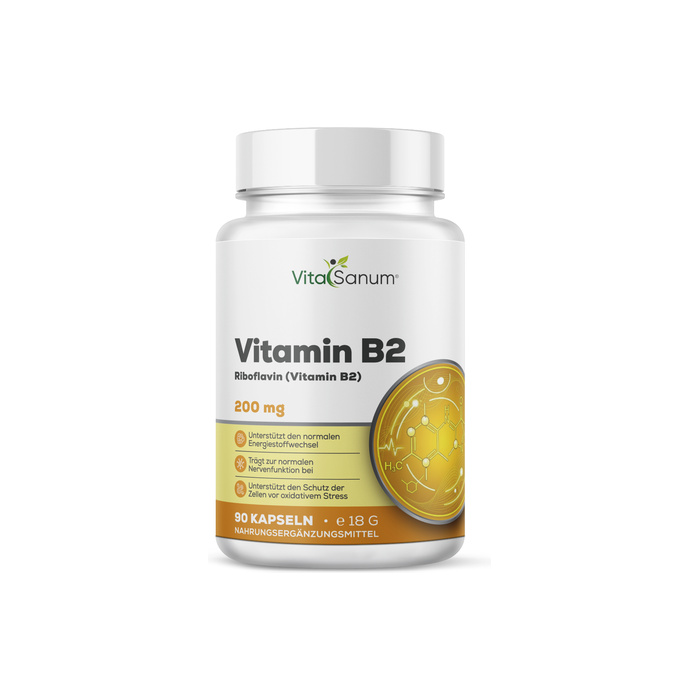 VitaSanum® - Vitamin B2 (Riboflavin) 40 mg 200 Tabletten VitaSanum® - Vitamin B2 (Riboflavin) 40 mg 200 Tabletten
