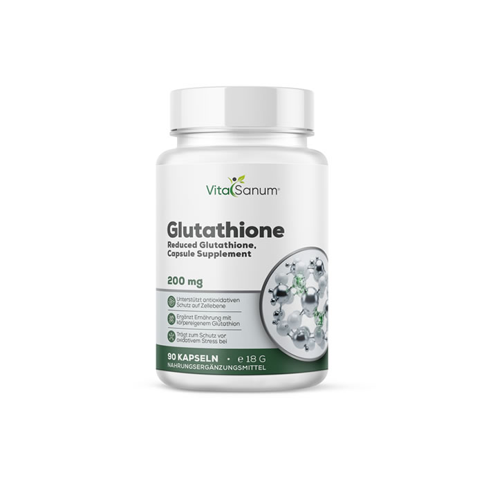 VitaSanum® Glutathion – 200 mg Tagesportion – 90 Kapseln VitaSanum® Glutathion – 200 mg Tagesportion – 90 Kapseln