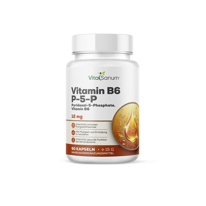 VitaSanum®- Vitamin B6 P-5-P 12 mg 60 Kapseln VitaSanum®- Vitamin B6 P-5-P 12 mg 60 Kapseln