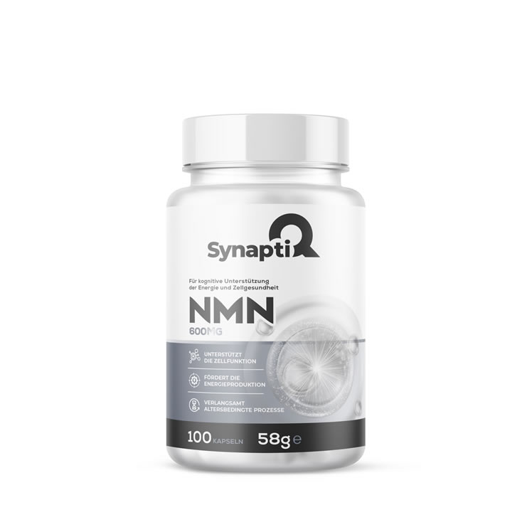 SynaptiQ® - NMN - Unterstützung der Energie und Zellgesundheit 300 mg SynaptiQ® - NMN - Unterstützung der Energie und Zellgesundheit 300 mg