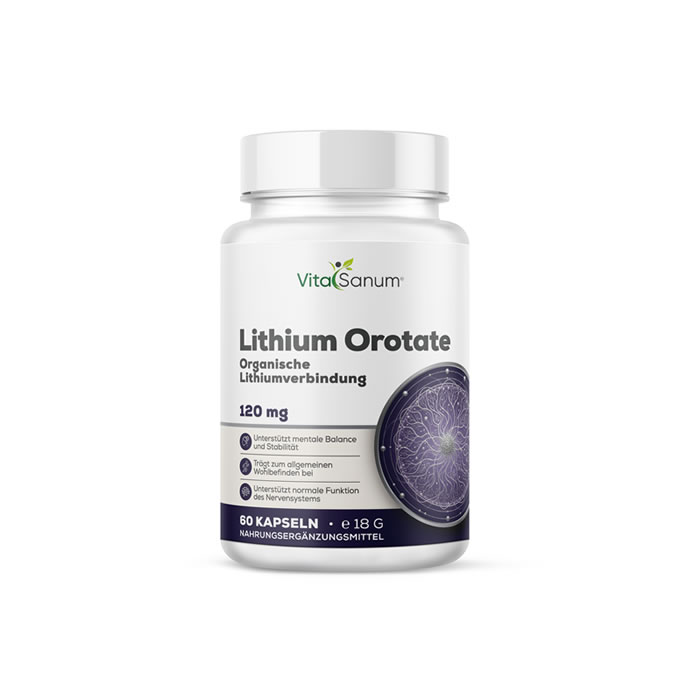 VitaSanum®- Lithiumorotat 120 mg 60 Kapseln VitaSanum®- Lithiumorotat 120 mg 60 Kapseln