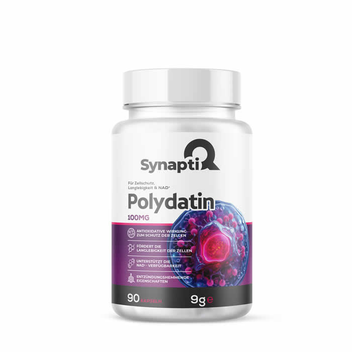 SynaptiQ® Polydatin – Zellschutz, Langlebigkeit & NAD⁺-Support SynaptiQ® Polydatin – Zellschutz, Langlebigkeit & NAD⁺-Support