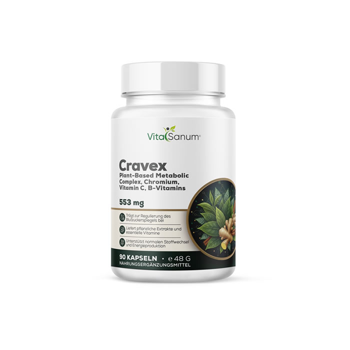 Vita Sanum (10rd)_cravex_2 VitaSanum® Cravex – Für Blutzucker, Energie & Stoffwechsel