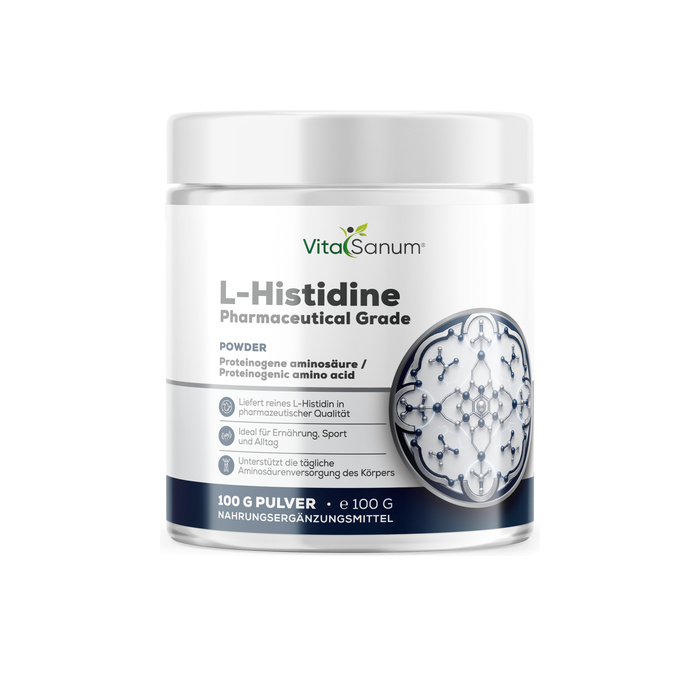 VitaSanum_L-Histidine_2 VitaSanum® L-Histidin – 1000 mg Tagesportion – 100 g Pulver