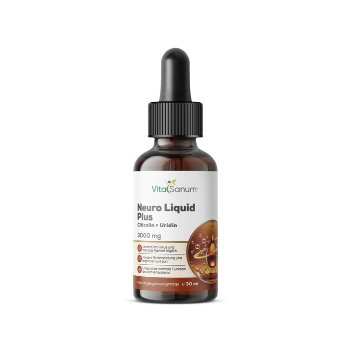 VitaSanum® Neuro Liquid Plus – Citicolin 100 mg + Uridin VitaSanum® Neuro Liquid Plus – Citicolin 100 mg + Uridin